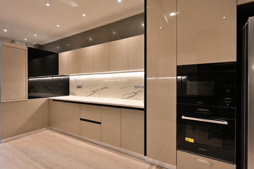 Modular Kitchen - Brand Name: Custom/unbranded (As Image Reference)