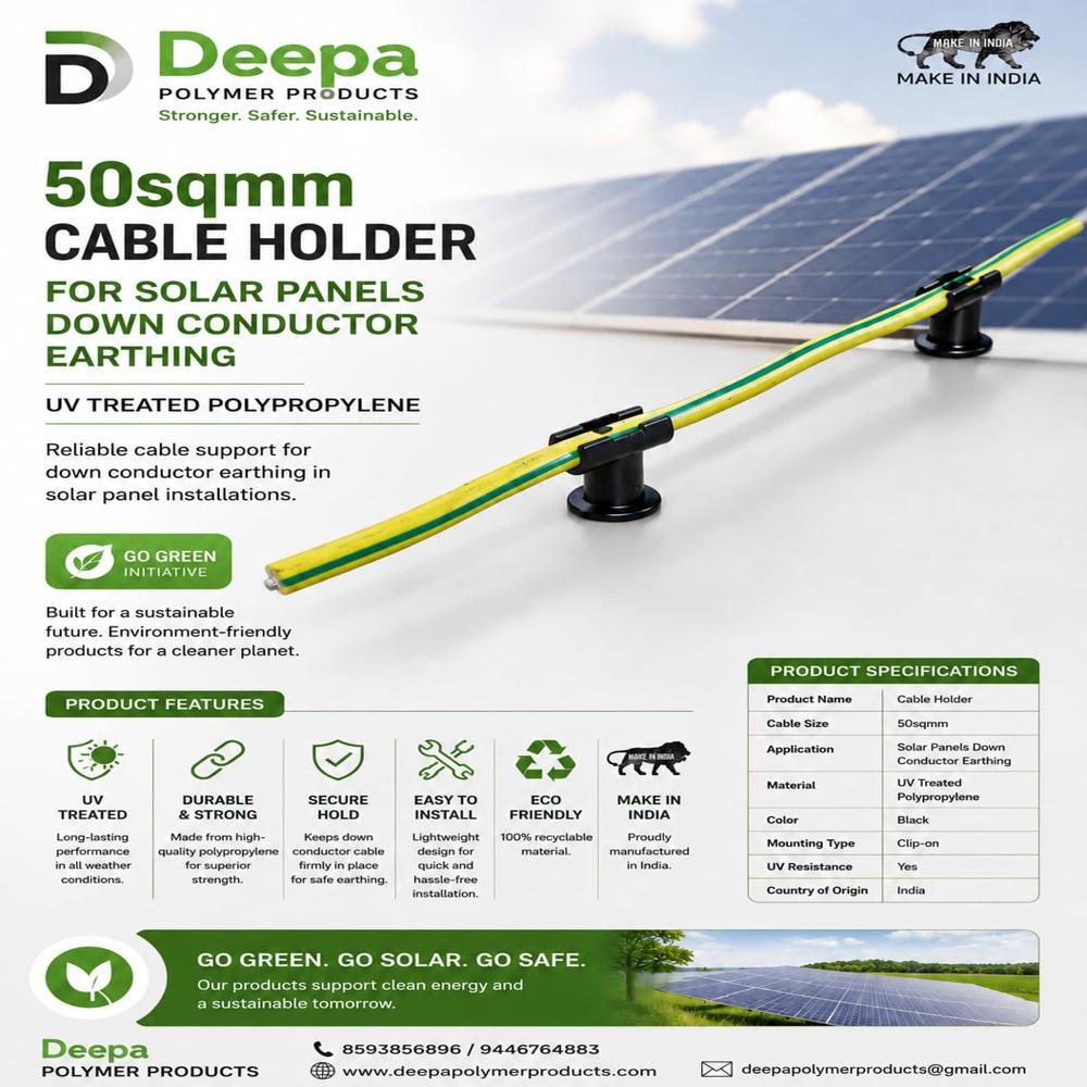 Cable Holder / Supporting clamp 50sqmm Down conductor earthing
