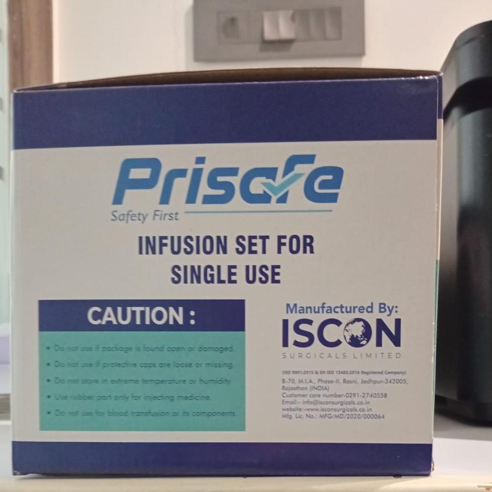 Infusion Sets - Pvc, 150ml & 110ml Capacity, 150cm To 200cm Tube Length | Eo Sterilized, Disposable, Smooth Flow With Needle Options