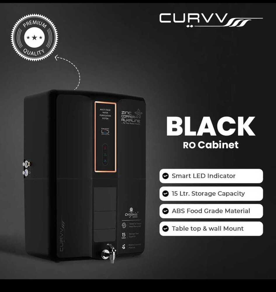 Curvv Black RO Cabinet