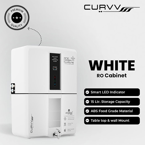 Curvv White RO Cabinet