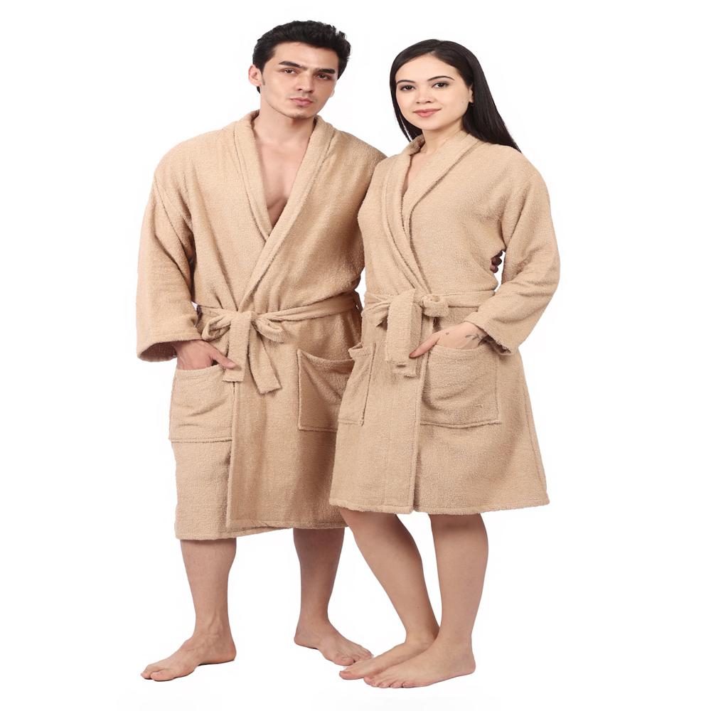 Cotton Terry Bathrobe - Color: Multi