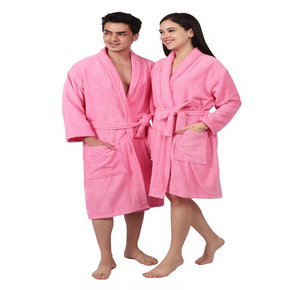 Cotton Terry Bathrobe - Color: Multi