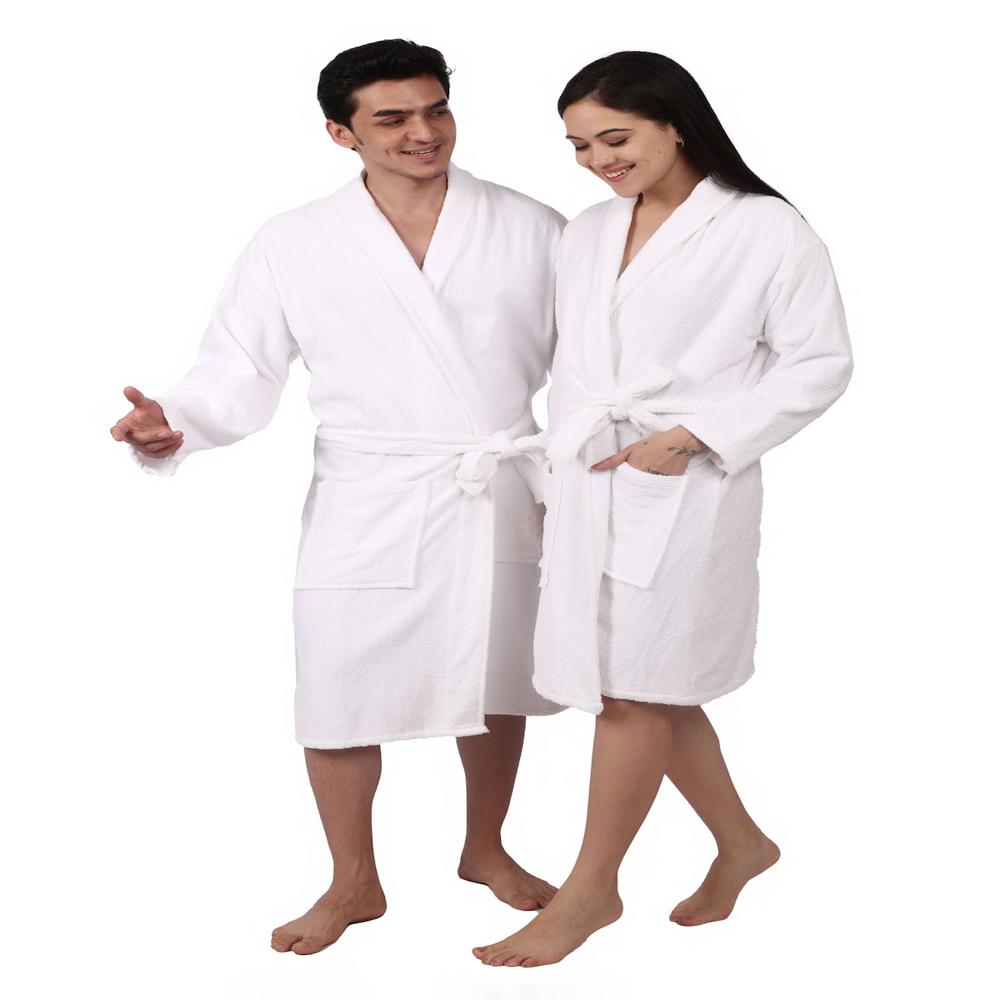 Cotton Terry Bathrobe - Color: Multi