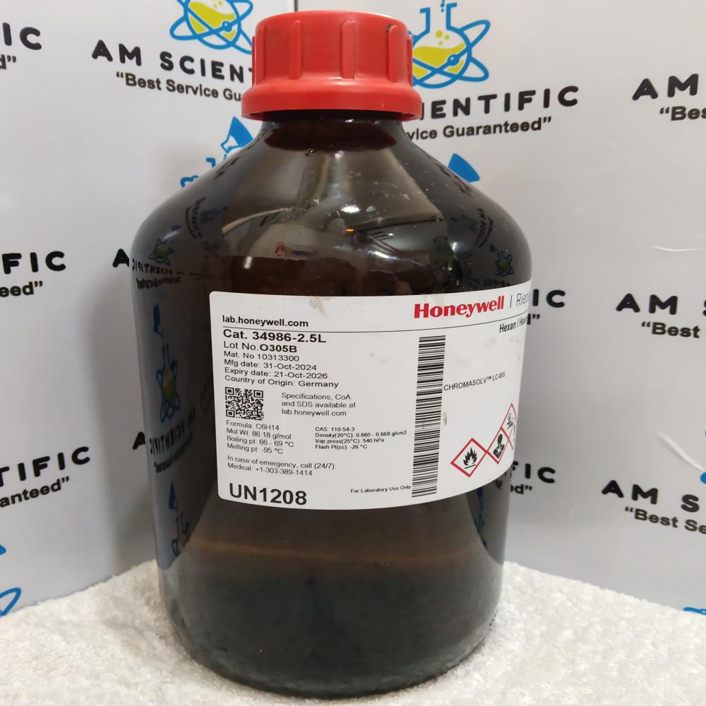 Hexane LC-MS 2.5Ltr Honeywell