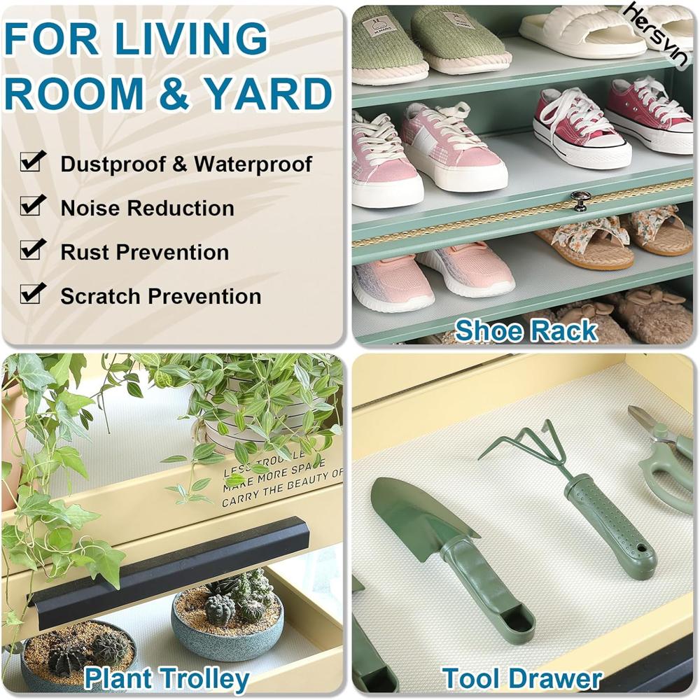 Eva Drawer Liner Mat Transparent Non-Adhesive Refrigerator Mat Non-Slip Liner Mats