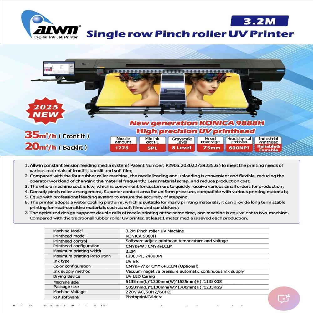 Uv Roll To Roll Gen5 Printer Machine - Automatic Grade: Automatic