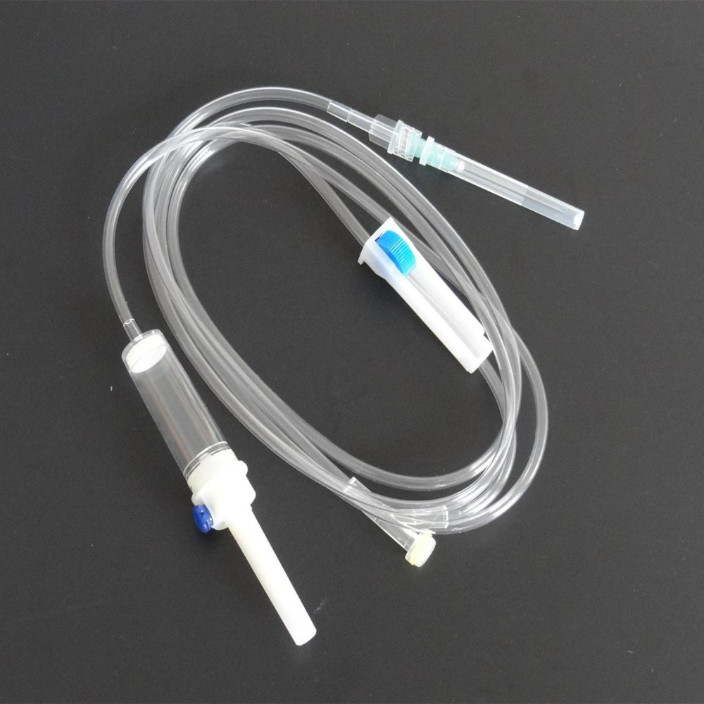 Intravenous (I.V.)/Infusion Set With Air Vent and Luer Lock & Y Port