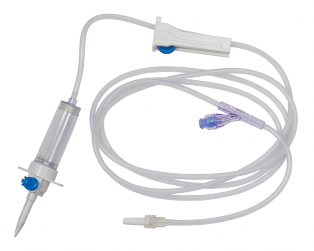 Intravenous (I.V.)/Infusion Set With Air Vent and Luer Lock & Y Port