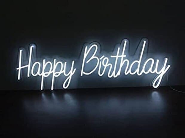 Acrylic Happy Birthday LED Sign Board