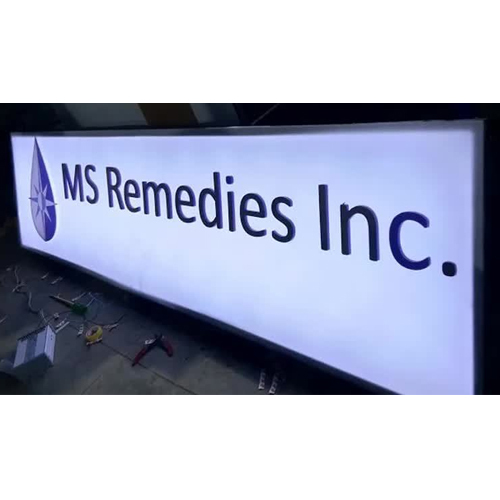 Acrylic White Glow Sign Board