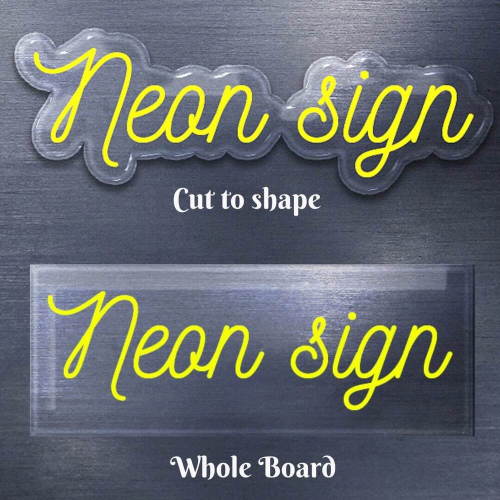 Acrylic Neon Red Butterfly LED Sign Board
