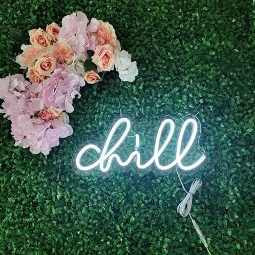 Acrylic Chill Neon LED Sign Board