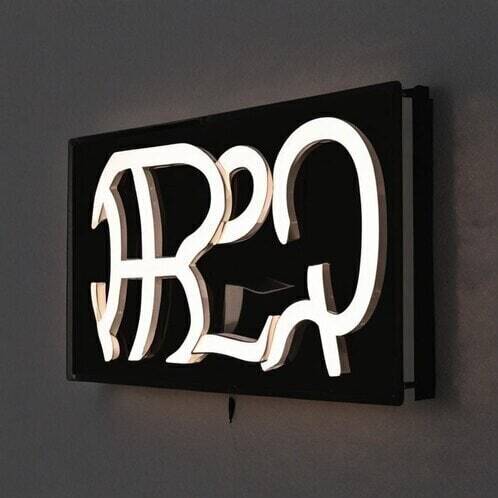 ACP White And Black LED Letter Sign Board
