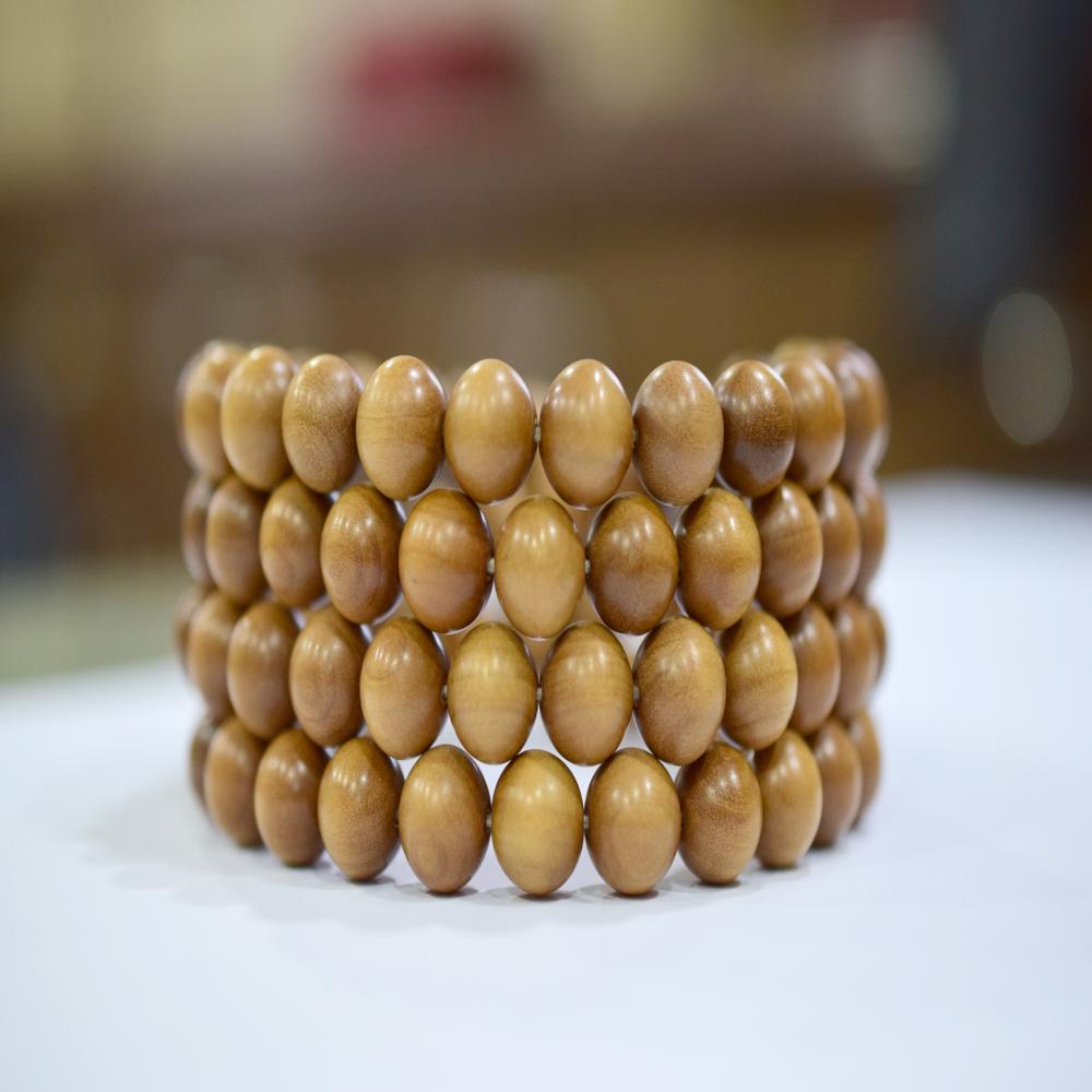 Sandalwood tibetan prayer beads