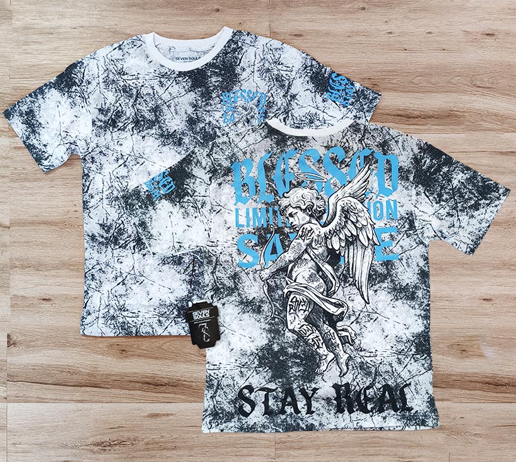M11756 Mens Printed T-Shirts - Color: Mixed