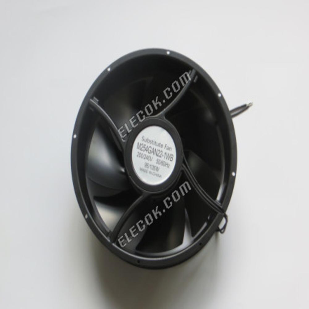 SINWAN M254GAN22-1WB(3) (56) 200/240V AC 95/105W 25489mmmm Ball Bearing 2-Wire Industrial Axial Cooling Fan