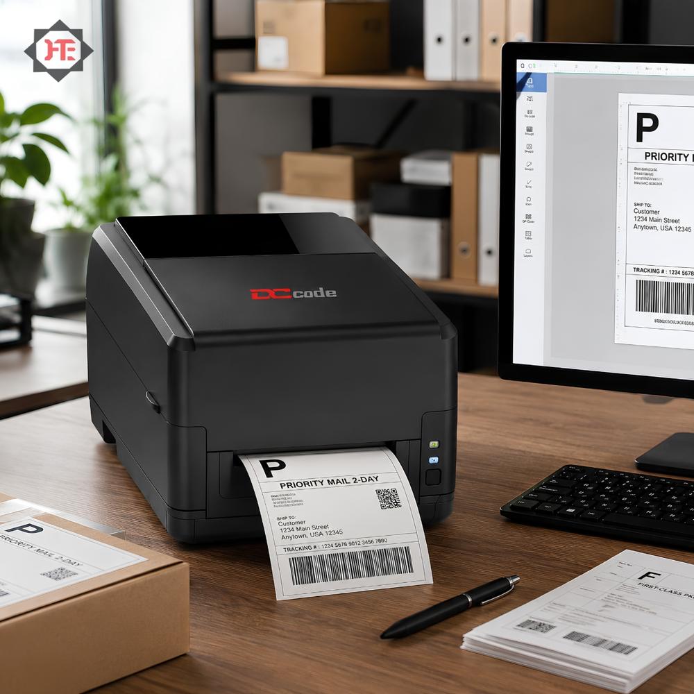 Dcode Dc421 Pro 4 Inch Thermal Transfer Label Printer | Barcode & Shipping Label Printer