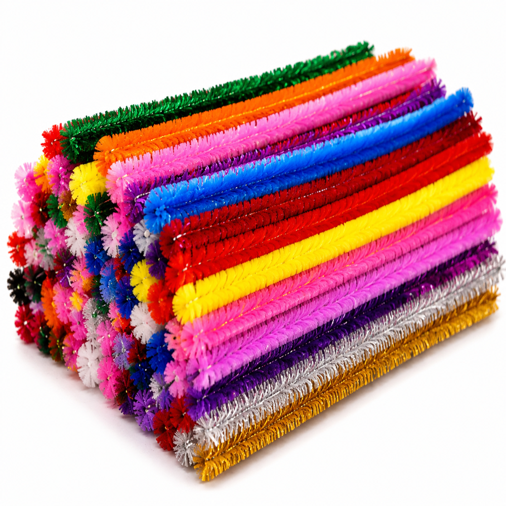 Colourful Pipe Cleaners Chenille Stems