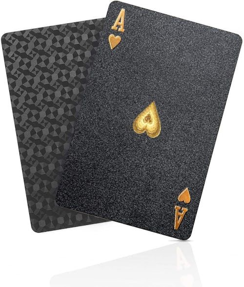 black playing cards