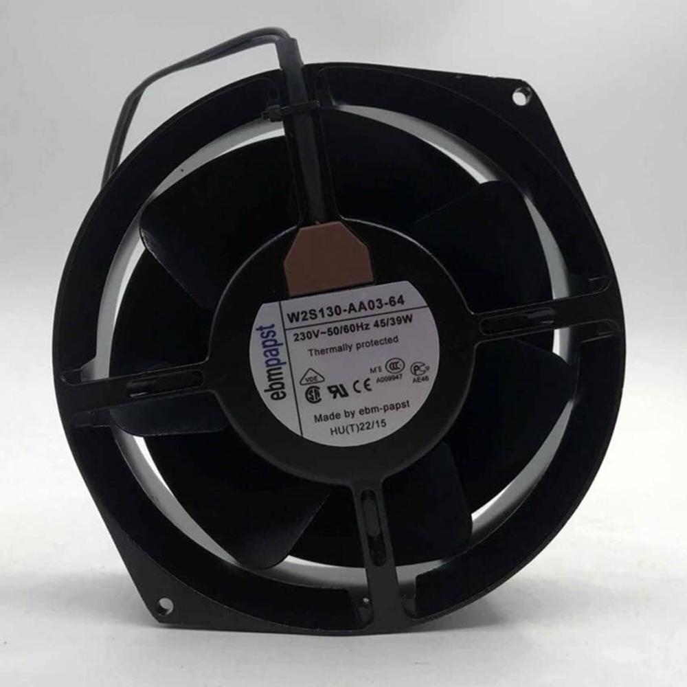 EBMPAPST W2S130-AA03-64 230V AC 45/39W 17251mm Ball Bearing Industrial Axial Cooling Fan