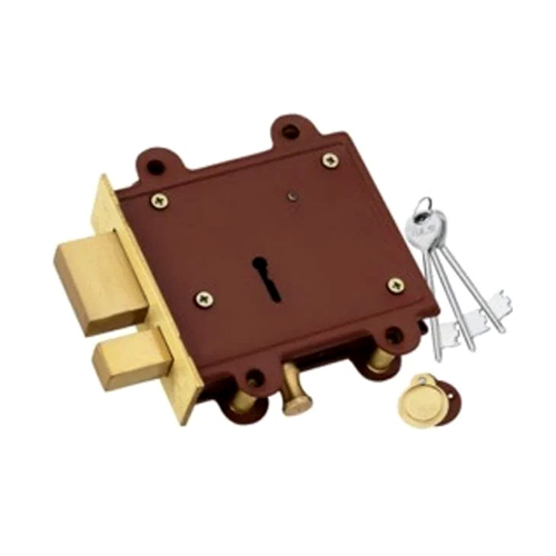Double Door Lock - Color: Brown