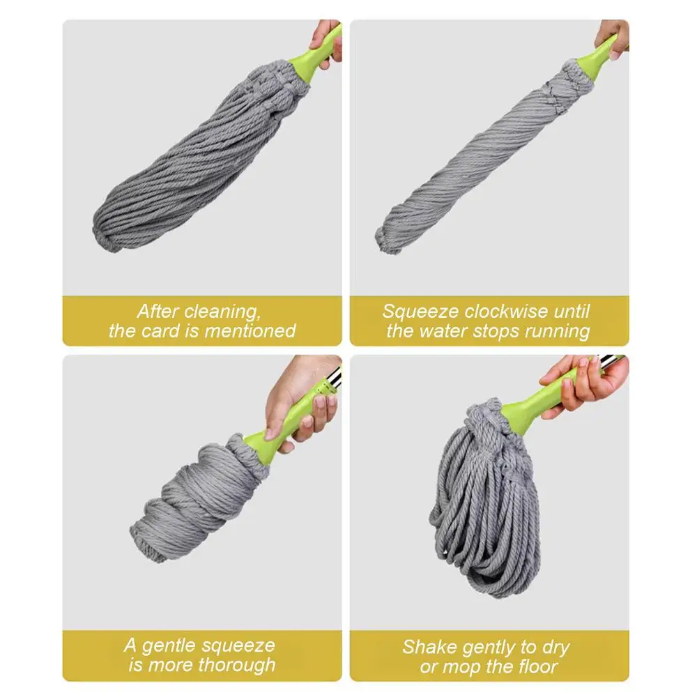 Twist Floor Cleaning Mop Self Wringing Mop For Kitchen Home Office
