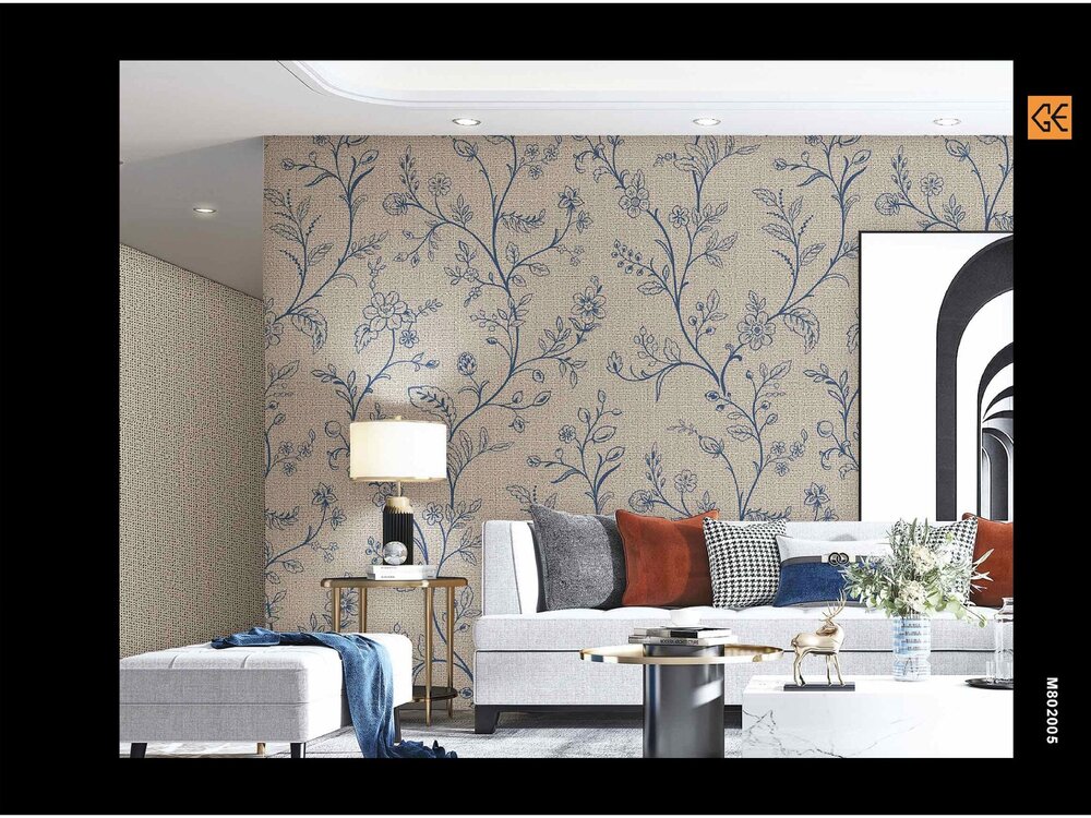 Texture Silk Roll Wallpapers - Material: Vinyl