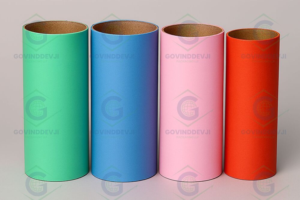 Colorful Cylindrical Paper Core Tube