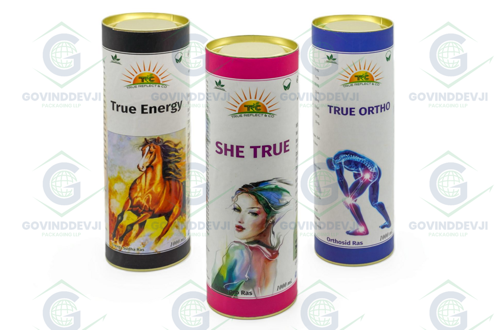 Round Composite Can - Capacity: Customizable (Typically 100G-500G)