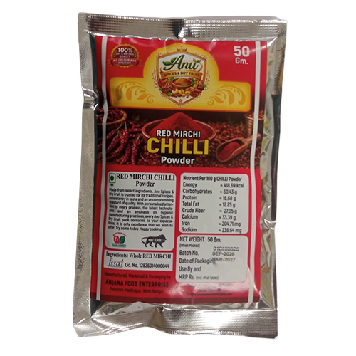 50 Gm Red Cilli Powder