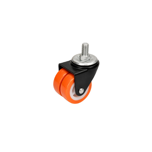E518 PU Double Puff Castor Wheel