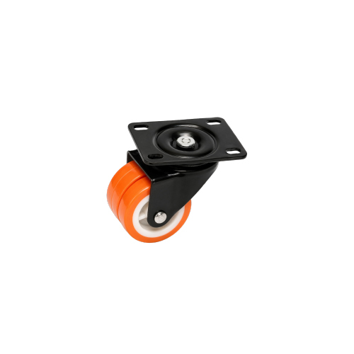E519 PU Double Puff Castor Wheel