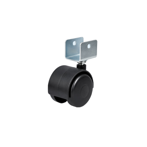 F614 Twin U Clamp Castor Wheel