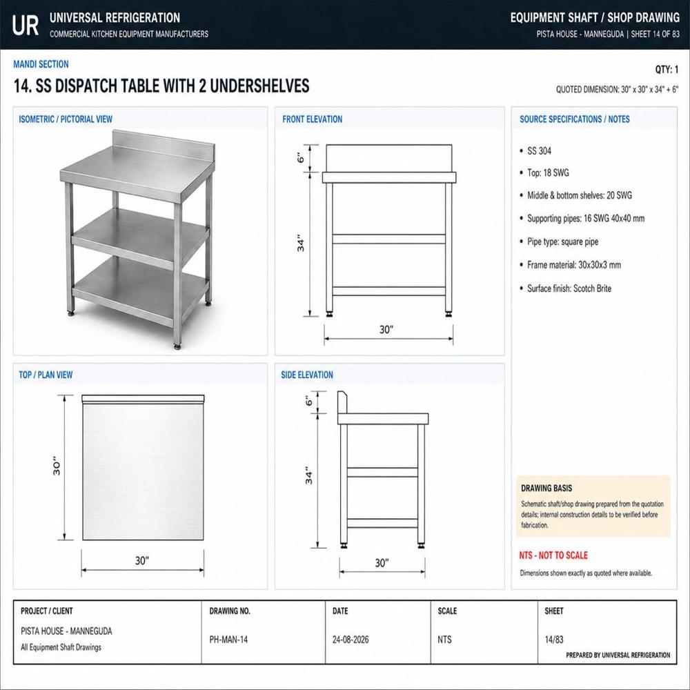 RESTAURANT KITCHEN EQUIPMENT