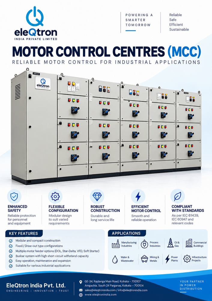 Main Power Distribution Panel - Base Material: Mild Steel