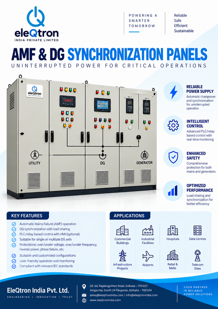 High Power Distribution Panel - Base Material: Mild Steel