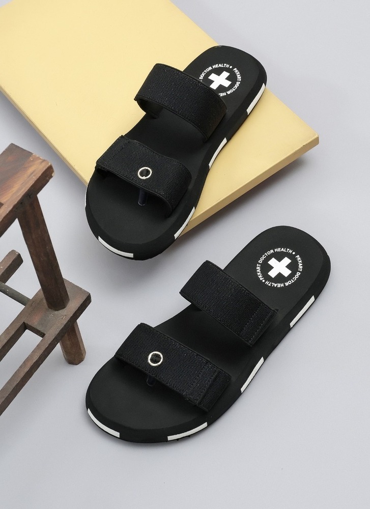 Black Doctor Health Double Strap Orthopedic Sandals