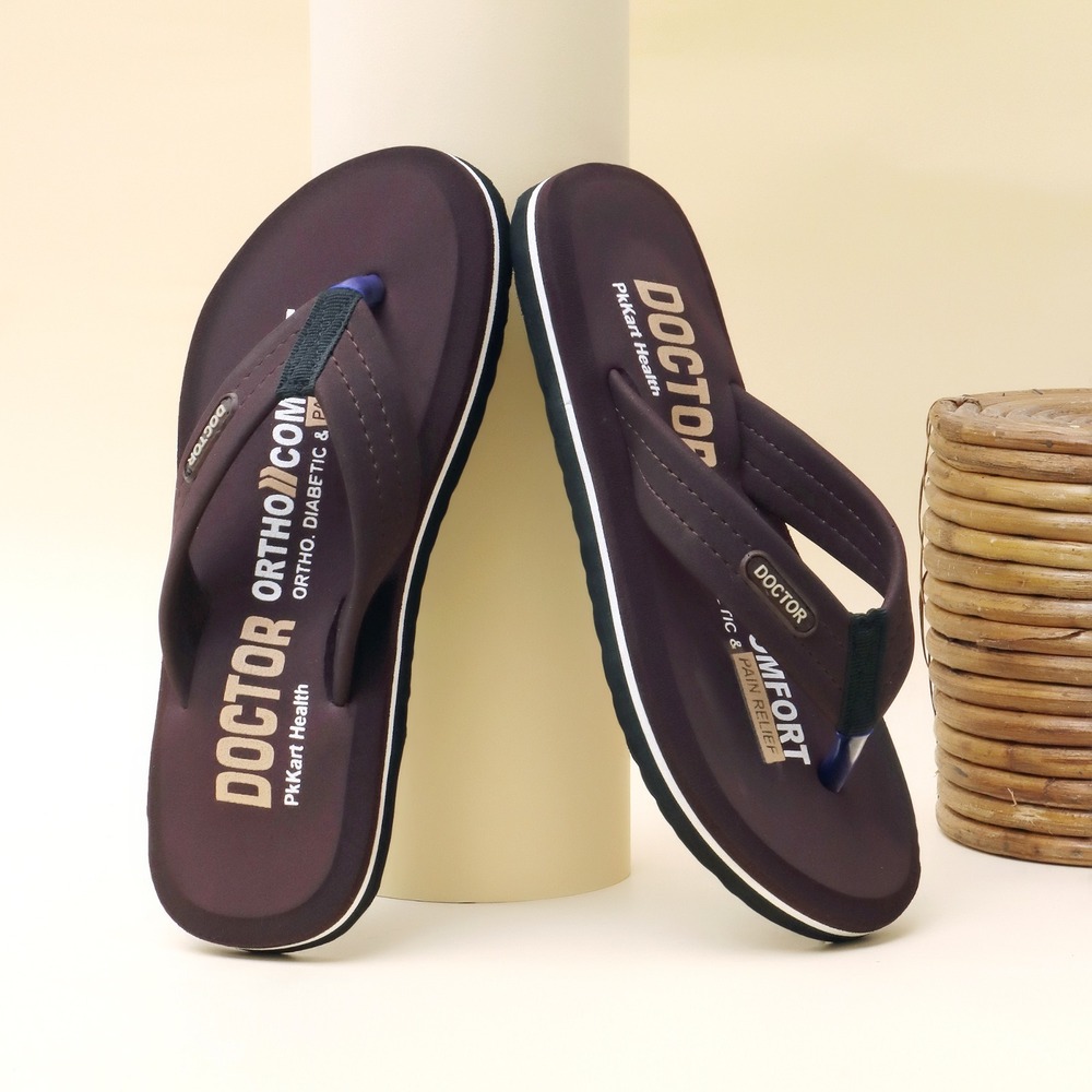 Brown OrthoSoft Flip-Flops