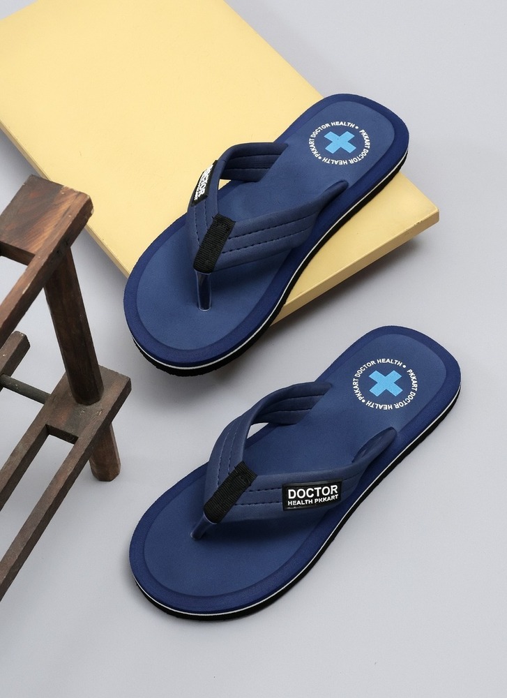 PKKART Doctor Health Navy Comfort Flip-Flops