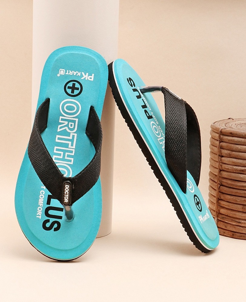 Turquoise Blue Ortho Plus Thong Flip-Flops