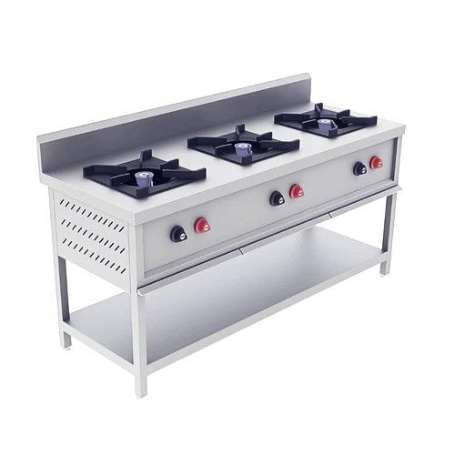 3 BURNER INDIAN COOKING RANGE