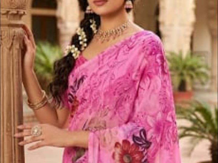 Ladies Chiffon Sarees