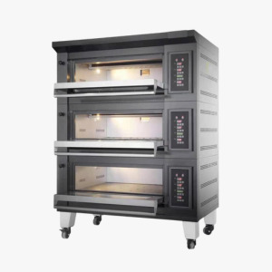 Electrical And Gas 3 Deck Baking Oven