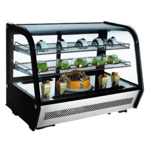 Counter Top Cake And Pastry Glass Display Counter