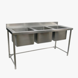 3 Sink Dish Wash Unit