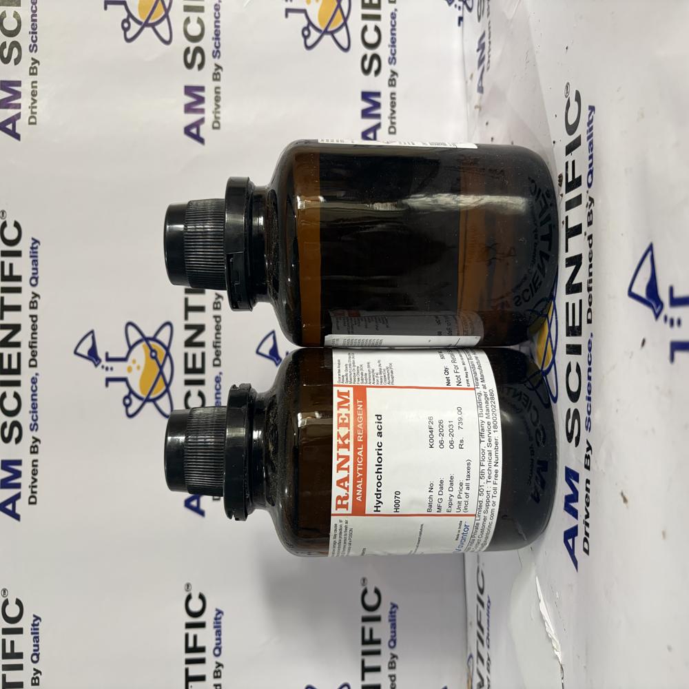 Hydrochloric Acid AR 500ml Rankem