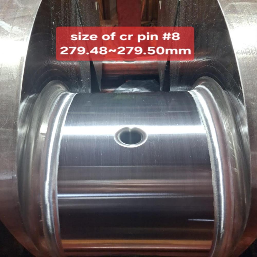 Crankshaft Grinding and Repair of MAK/CAT 8CM32C