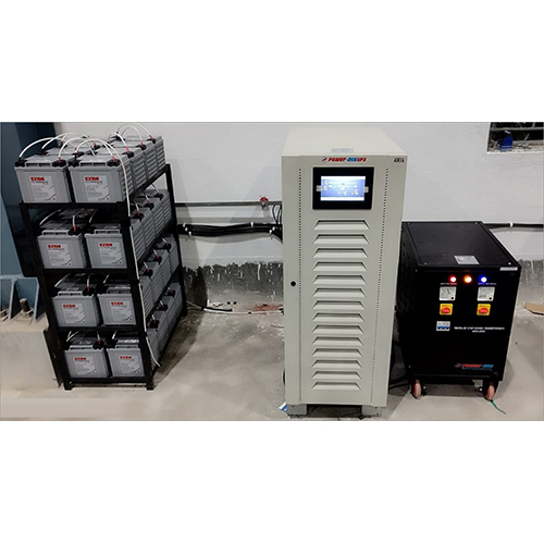 40Kva 3 Phase In 3Phase Out Industrial Online Ups - Color: White (Cabinet)