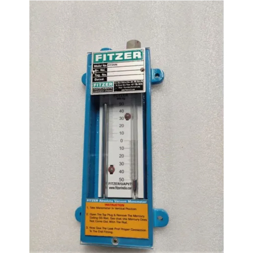 U Tube Absolute Pressure Mercury Filled Manometer